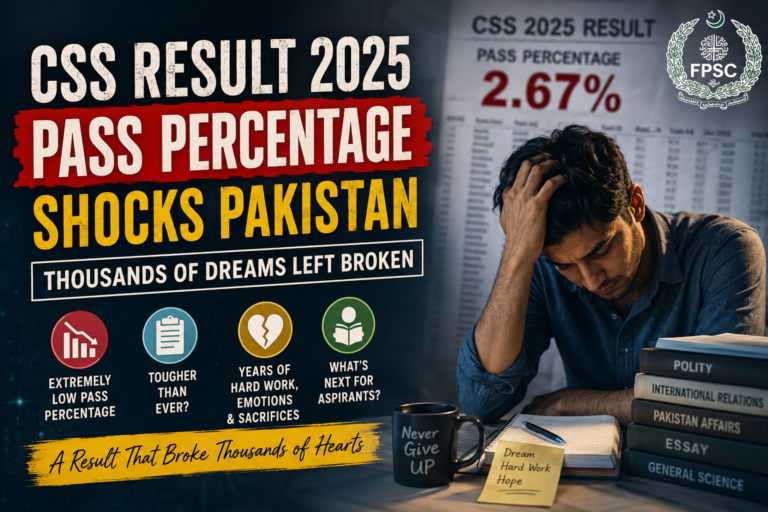 CSS Result 2025 Pass Percentage