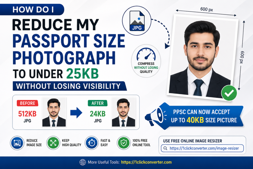 Resize Passport Photo Without Losing Quality