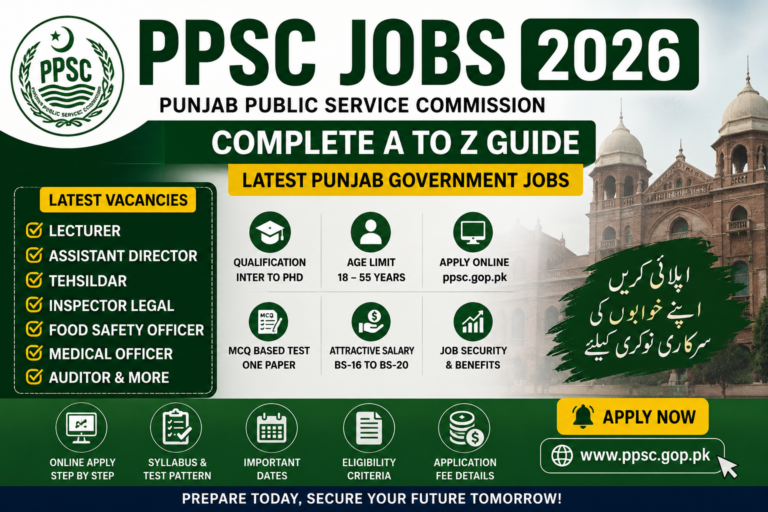 PPSC Jobs 2026